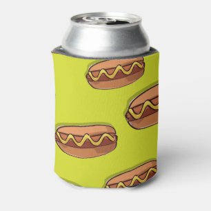 Rafraichisseur De Cannettes Conception drôle de nourriture de hot-dog