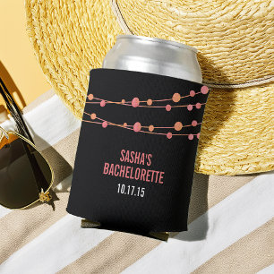 Rafraichisseur De Cannettes Coral Confetti Personnalisé Bachelorette Party