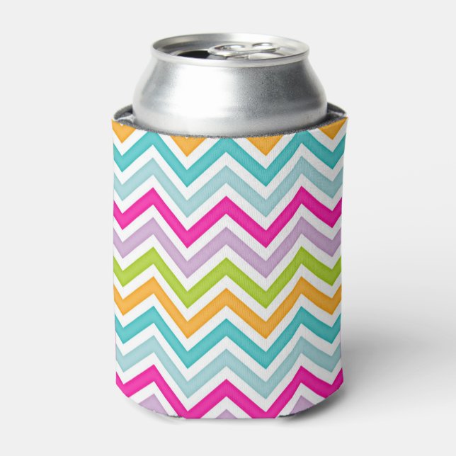 Rafraichisseur De Cannettes Couleur Chevron Can Cooler (Can devant)