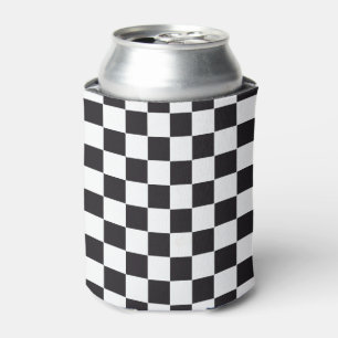 Rafraichisseur De Cannettes Courses d'automobiles/motif d'échecs + votre