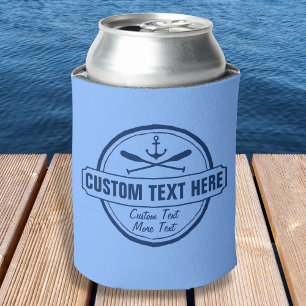 Rafraichisseur De Cannettes Custom Lake, Beach House & Boat Ancre nautique