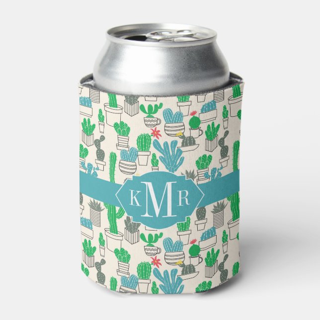 Rafraichisseur De Cannettes Cute Motif Floral naturel (Can devant)