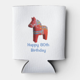 Rafraichisseur De Cannettes Dala Horse 80e anniversaire Can Cooler