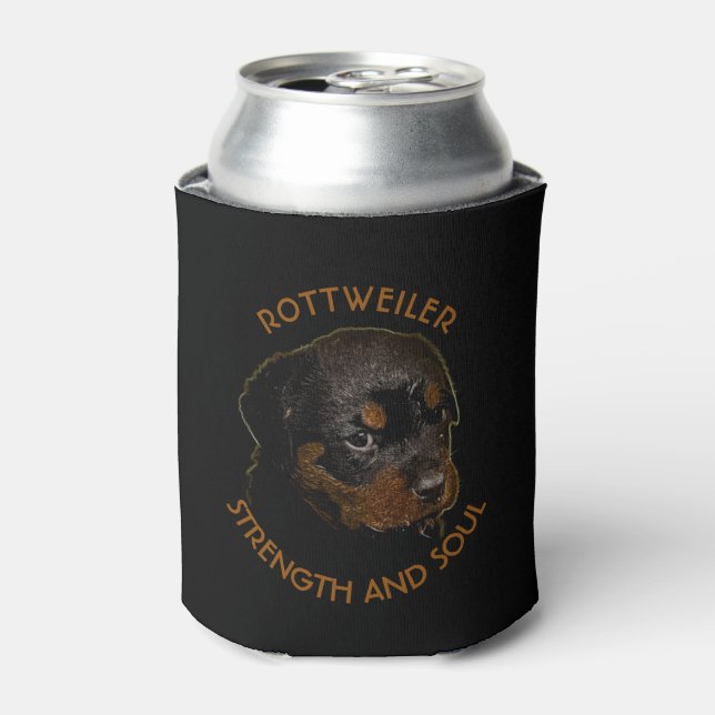 Rafraichisseur De Cannettes Dark mignon Rottweiler Chien chiot (Can devant)
