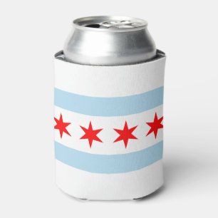 Rafraichisseur De Cannettes Drapeau de Chicago, l'Illinois