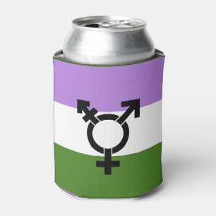Rafraichisseur De Cannettes Drapeau de fierté genderqueer