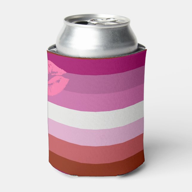 Rafraichisseur De Cannettes Drapeau de la fierté lesbienne (Can devant)