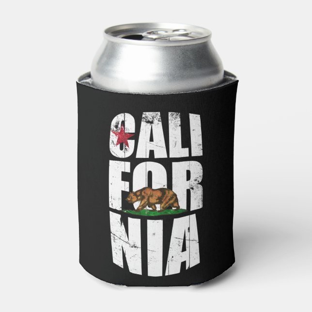 Rafraichisseur De Cannettes Drapeau de l'ours de Californie (Can devant)