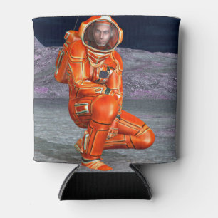 Rafraichisseur De Cannettes Explorateur de Mars Astronaute Planète Alien Art S