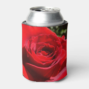 Rafraichisseur De Cannettes Fleur rose rouge vif Belle florale
