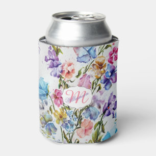 RAFRAICHISSEUR DE CANNETTES FLORAUX ET BOUTTERFLIERS BLANCS