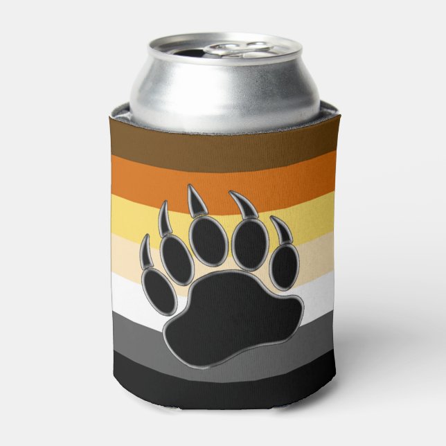 Rafraichisseur De Cannettes Gay Bear Pride Flag Bear (Can devant)
