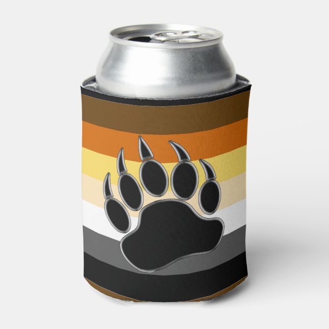 Rafraichisseur De Cannettes Gay Bear Pride Flag Bear (Can devant)