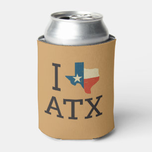 Rafraichisseur De Cannettes J'aime Austin le Texas I <3 ATX)