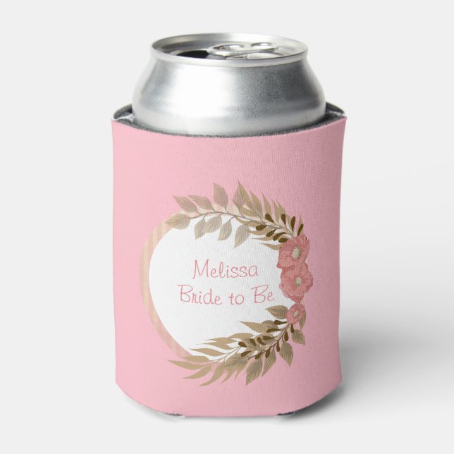 Rafraichisseur De Cannettes Jolies Fleurs Roses (Can devant)