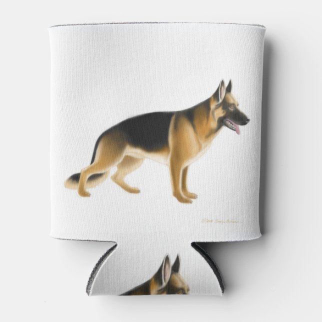 Rafraichisseur De Cannettes K9 Allemand Berger Police Chien Can Cooler (Devant)