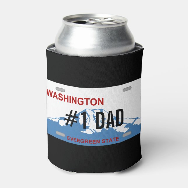 Rafraichisseur De Cannettes La plaque d'immatriculation DAD Washington #1 peut (Can devant)