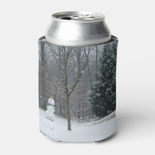 Rafraichisseur De Cannettes La scène de neige hivernale du voisin (Can devant)