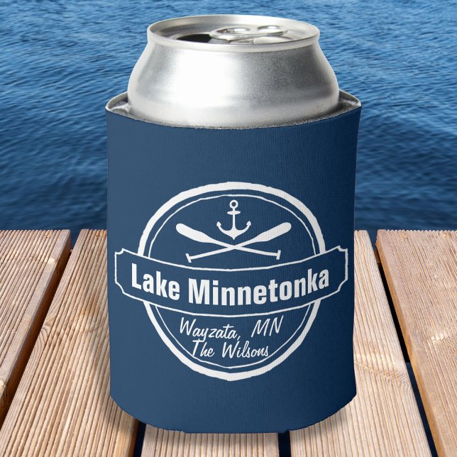 Rafraichisseur De Cannettes Lac Minnetonka Minnesota ville d'ancrage et nom (Créateur téléchargé)