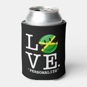 Rafraichisseur De Cannettes L'amour du drapeau souriant jamaïcain
