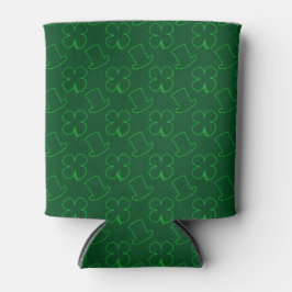 Rafraichisseur De Cannettes Leprechaun Casquette et Motif de Clover