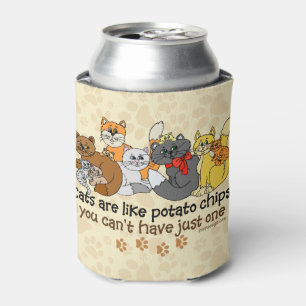 Rafraichisseur De Cannettes Les chats sont comme des pommes chips