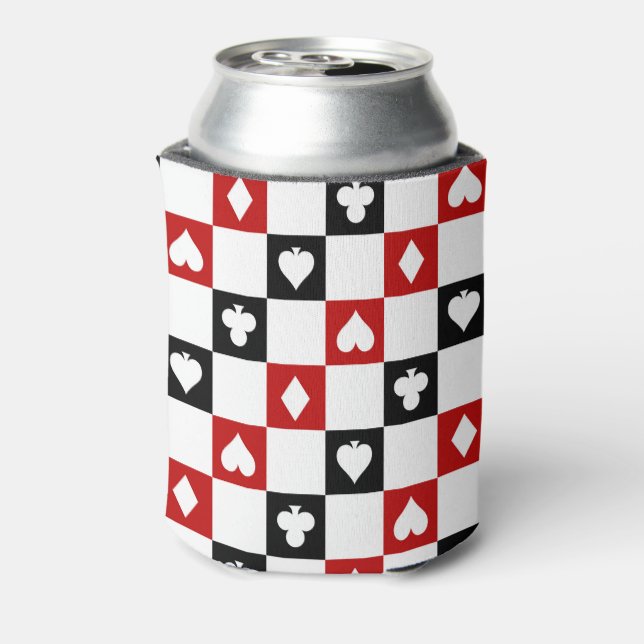 Rafraichisseur De Cannettes Motif de costume de poker peut refroidir (Can Dos)
