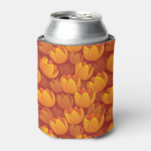 Rafraichisseur De Cannettes Motif de fleur d'or