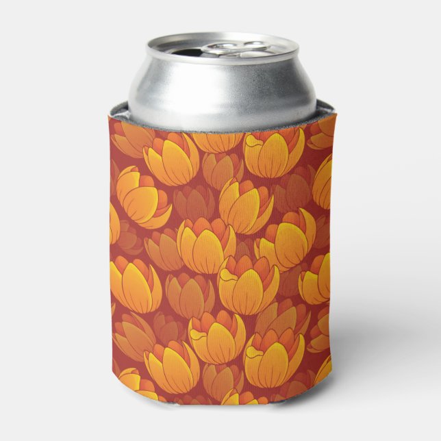 Rafraichisseur De Cannettes Motif de fleurs d'or (Can devant)