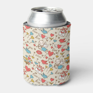 Rafraichisseur De Cannettes Motif de Saint-Valentin avec le cupidon
