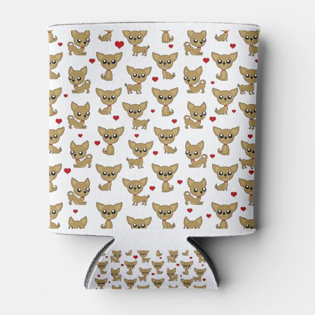 Rafraichisseur De Cannettes Motif du Chihuahua (Devant)