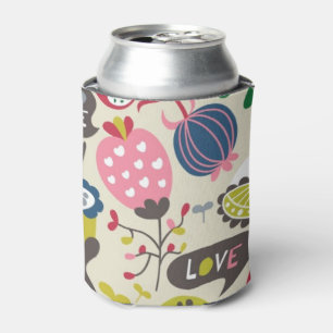 Rafraichisseur De Cannettes Motif floral 8