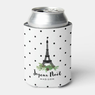 Rafraichisseur De Cannettes Noël français Joyeux Noel avec Tour Eiffel