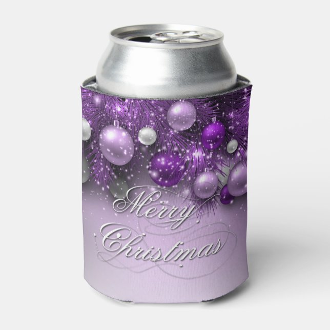 Rafraichisseur De Cannettes Ornements de Noël - Purples (Can devant)