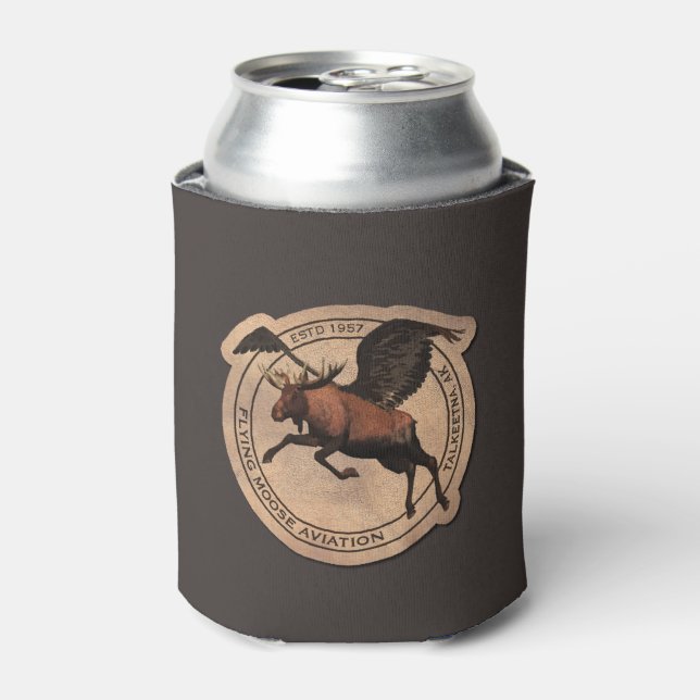 Rafraichisseur De Cannettes Patch Flying Moose Aviation (Can devant)