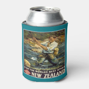 Rafraichisseur De Cannettes "Pêchant le nouveau Zélande-Cru "
