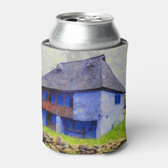 Rafraichisseur De Cannettes Peinture de maison bleue (Can devant)