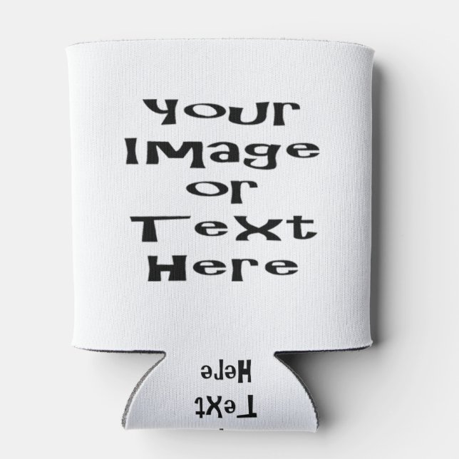 Rafraichisseur De Cannettes Personnaliser avec images et texte personnalisés (Dos)