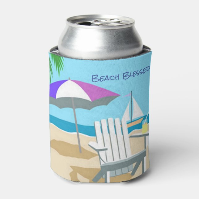 Rafraichisseur De Cannettes Plage Bénie Can Cooler (Can devant)