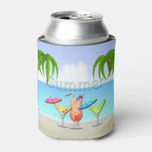 Rafraichisseur De Cannettes Plage Été Cocktails Peuvent Se Rafraîchir