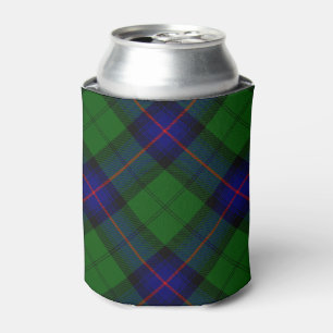 Rafraichisseur De Cannettes Plaid de vert bleu de tartan de clan d'Armstrong