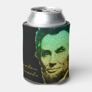 Rafraichisseur De Cannettes Poster Lincoln Portrait Texte