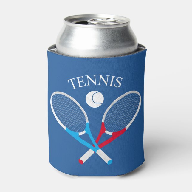 Rafraichisseur De Cannettes Raquettes de tennis et ballon de tennis (Can devant)