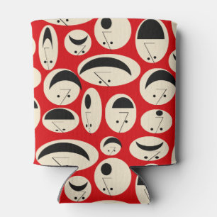 Rafraichisseur De Cannettes Retro Cartoon Façades Motif Câble refroidisseur