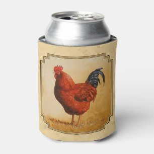 Rafraichisseur De Cannettes Rhode Island Red Rooster Yellow Arrière - plan