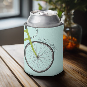 Rafraichisseur De Cannettes Roue cyclable Hipster avec nom personnalisé