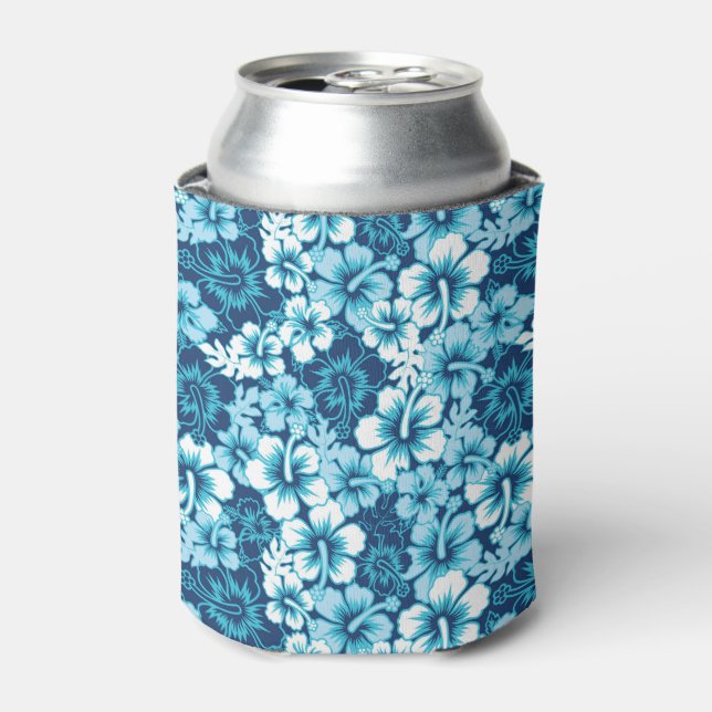 Rafraichisseur De Cannettes Surf Floral Hibiscus Motif (Can devant)