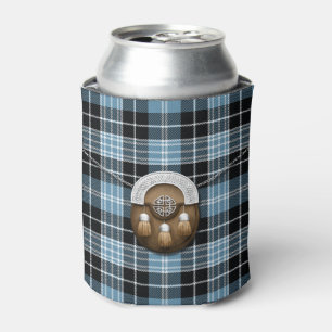 Rafraichisseur De Cannettes Tartan et escarcelle de Clark de clan