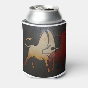 Rafraichisseur De Cannettes Taurean Bulls Animal Art Abstrait