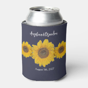 Rafraichisseur De Cannettes trio tournesol pour no2 mariage